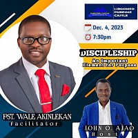 Discipleship happening tonight